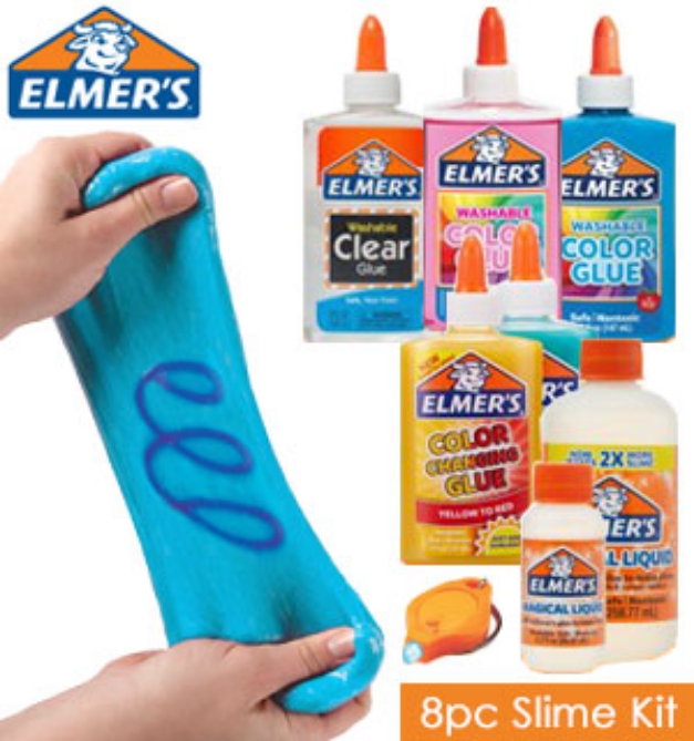Picture 6 of 8pc Mega Slime DIY Kit By Elmer's - Fun, interactive and easy to make!
