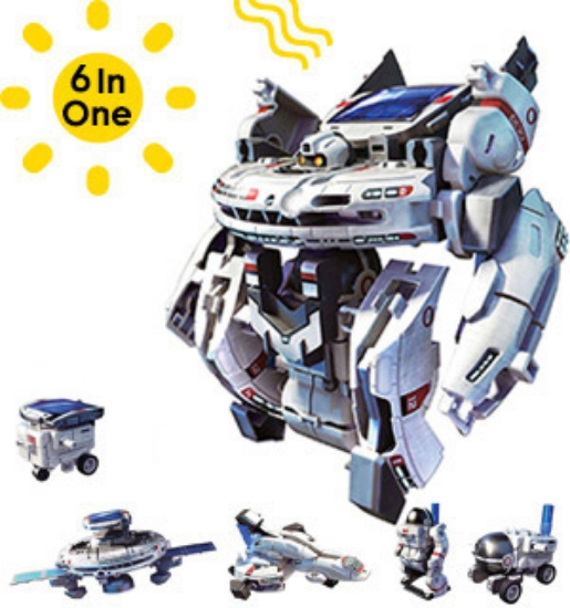 This is a 6-in-1 science kit that allows you to make amazing solar-powered gadgets. Build a motorized space station, astronaut, or even a lunar robot.
