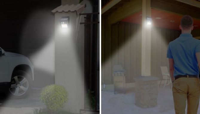 Picture 5 of Solar-Powered Night Beam Outdoor Security Light