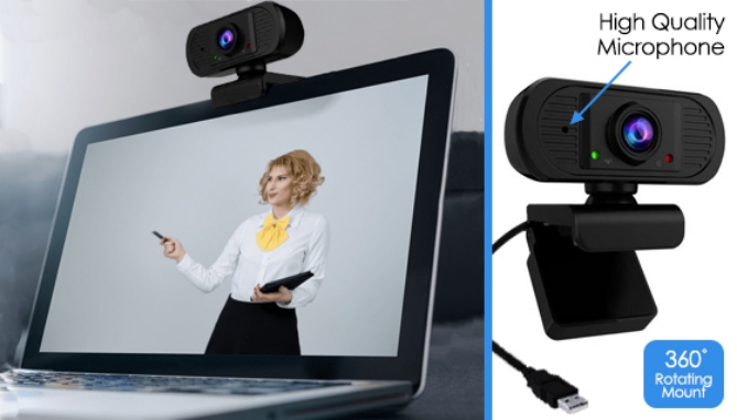 Picture of Clip On HD 1080p Digital Webcam with Microphone