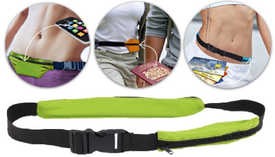 The Smart Belt is the simple and convenient way to carry your belongings while you're on the move. The durable belt secures two expandable pockets to your waist which makes it perfect for any active lifestyle.