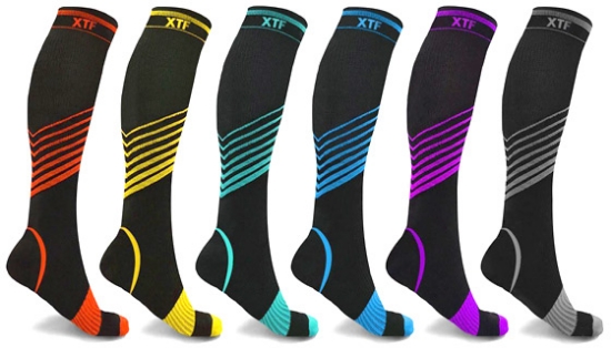 Verge Knee-High Sport Compression Socks by Extreme Fit