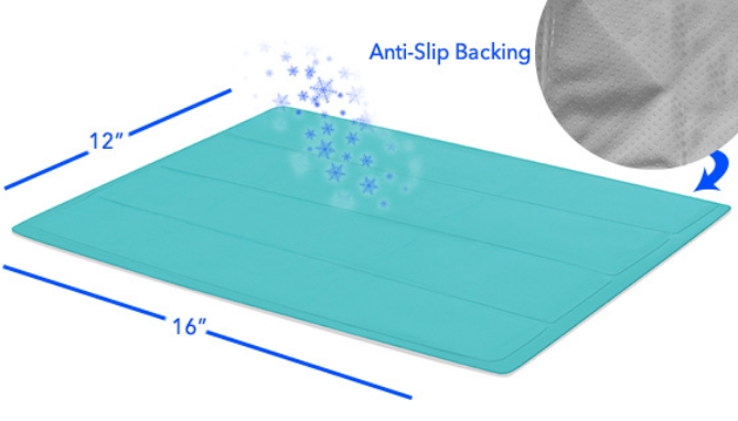 You are going to love this revolutionary cooling pad cools on contact.