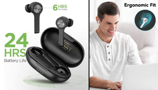 True Wireless T13 Earbuds with Charging Case