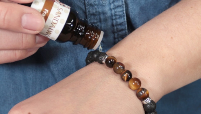Picture of Aromatherapy Lava Bead Bracelet - Includes Essential Oils