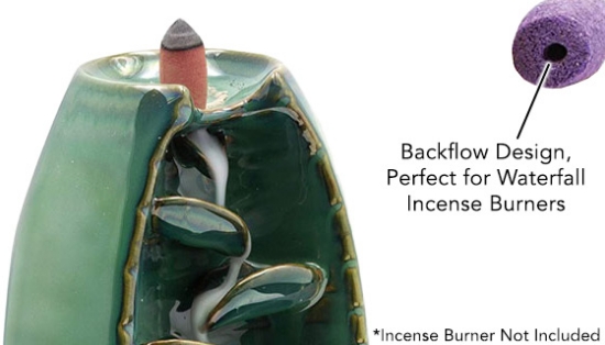 Assorted Backflow Incense Cones 100 Pack Refills