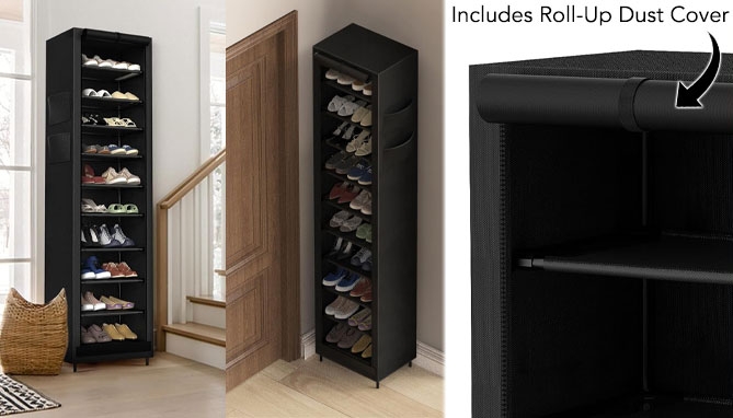 Picture 2 of Adjustable Portable Closet/Shoe Organizer