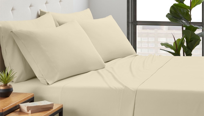 Picture 3 of Kathy Ireland 6-Piece Luxury Bamboo Cooling Sheet Set